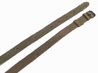 Webleinenriemen Wehrmacht. Breite knapp über 2cm, Gesamtlänge 123cm