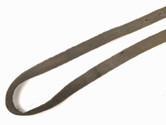 Webleinenriemen Wehrmacht. Breite knapp über 2cm, Gesamtlänge 123cm