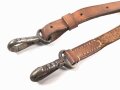 Lederner Trageriemen Wehrmacht. Breite 1,8cm, Gesamtlänge 122cm