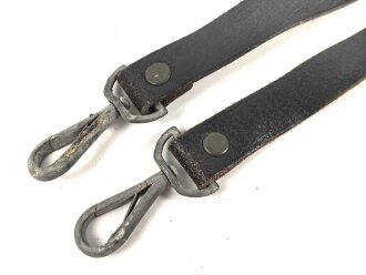 Lederner Trageriemen Wehrmacht. Breite 1,8cm, Gesamtlänge 120cm