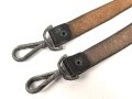 Lederner Trageriemen Wehrmacht. Breite 1,8cm, Gesamtlänge 120cm