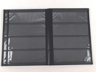 "Leuchtturm" Sammel Einsteckalbum. Kunstleder, Maße etwa 23 x 31cm, gebraucht