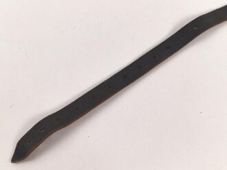 Lederriemen Wehrmacht. Breite knapp 2cm, Gesamtlänge 65cm