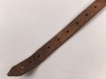 Lederriemen Wehrmacht. Breite knapp 2cm, Gesamtlänge 65cm