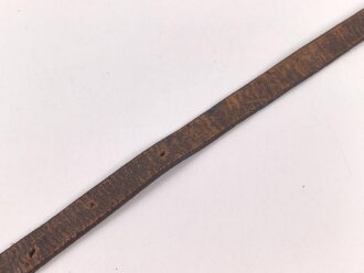 Lederriemen Wehrmacht. Breite  knapp 2cm, Gesamtlänge 58cm