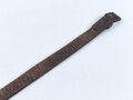 Lederriemen Wehrmacht. Breite  knapp 2cm, Gesamtlänge 58cm