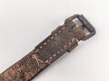 Lederriemen Wehrmacht. Breite  knapp 2cm, Gesamtlänge 58cm