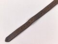 Lederriemen Wehrmacht. Breite  knapp 2cm, Gesamtlänge 58cm