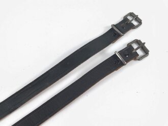 Paar Lederriemen Wehrmacht. Breite  1,5cm, Länge 55...