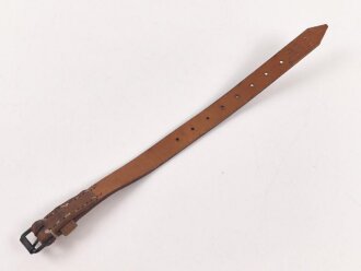 Lederriemen Wehrmacht. Breite  knapp 2cm, Gesamtlänge 32cm