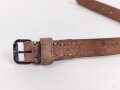 Lederriemen Wehrmacht. Breite  knapp 2cm, Gesamtlänge 32cm