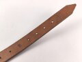 Lederriemen Wehrmacht. Breite  knapp 2cm, Gesamtlänge 32cm