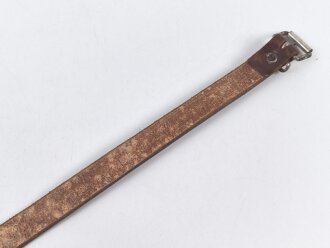 Lederriemen Wehrmacht. Breite knapp 2cm, Gesamtlänge 50cm