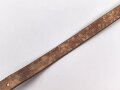 Lederriemen Wehrmacht. Breite knapp 2cm, Gesamtlänge 50cm