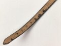 Lederriemen Wehrmacht. Breite 1,5 cm, Gesamtlänge 43cm
