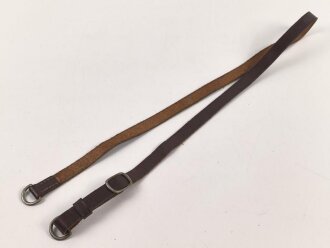 Lederriemen braun. Breite knapp 2cm, Gesamtlänge 112cm