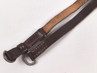 Lederriemen braun. Breite knapp 2cm, Gesamtlänge 112cm