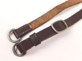 Lederriemen braun. Breite knapp 2cm, Gesamtlänge 112cm