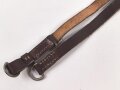 Lederriemen braun. Breite knapp 2cm, Gesamtlänge 112cm