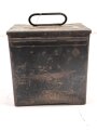 Transportkasten Wehrmacht. Originallack, Maße etwa 8 x 12 x 12cm