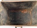 Transportkasten Wehrmacht. Originallack, Maße etwa 8 x 12 x 12cm
