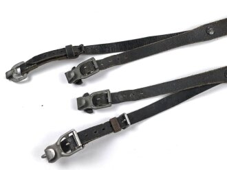 Koppeltragegestell Wehrmacht. Ungewöhnliche Ausführung, zum Teil aus italienischem Leder.
