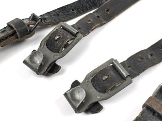 Koppeltragegestell Wehrmacht. Ungewöhnliche Ausführung, zum Teil aus italienischem Leder.