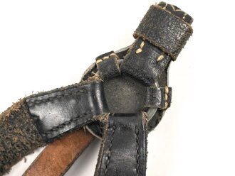 Koppeltragegestell Wehrmacht. Ungewöhnliche Ausführung, zum Teil aus italienischem Leder.