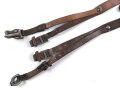 Koppeltragegestell Wehrmacht. Ungewöhnliche Ausführung, zum Teil aus italienischem Leder.