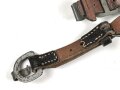 Koppeltragegestell Wehrmacht. Ungewöhnliche Ausführung, zum Teil aus italienischem Leder.