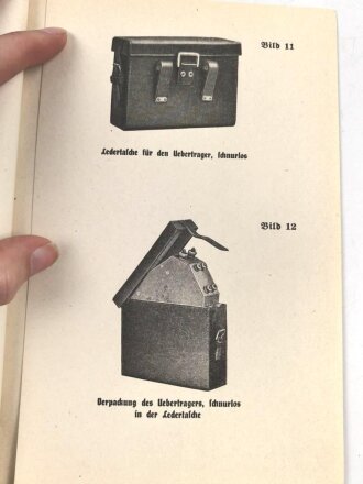 H.Dv.95/17 " Der schnurlose Überträger" vom 19.5.38 12 Seiten und 5 Anlagen. Vermutllich älterer Nachdruck