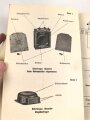 H.Dv.95/17 " Der schnurlose Überträger" vom 19.5.38 12 Seiten und 5 Anlagen. Vermutllich älterer Nachdruck