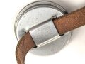 Drei Rückstrahler "Katzenauge" Hersteller "Franke Mühlhausen Thüringen". Durchmesser je 4,5cm