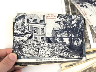 1.Weltkrieg, Konvolut Feldpost / Ansichtskarten vornehmlich Frankreich. insgesamt 137 Belege