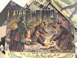 1.Weltkrieg, Konvolut Feldpost / Ansichtskarten vornehmlich Frankreich. insgesamt 137 Belege