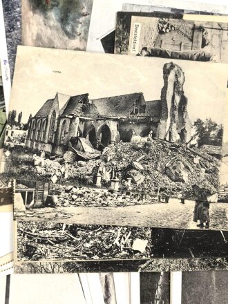 1.Weltkrieg, Konvolut Feldpost / Ansichtskarten vornehmlich Frankreich. insgesamt 137 Belege
