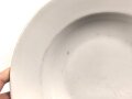Reichsarbeitsdienst, Kantinenporzellan Suppenteller, Hersteller Königl. pr. Tettau 1942, Durchmesser 24cm, gebraucht
