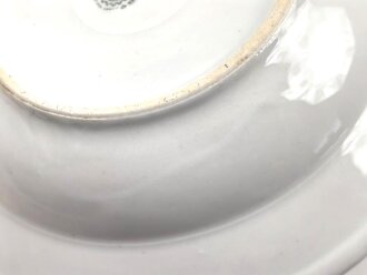 Deutsche Arbeitsfront, Kantinenporzellan Suppenteller, Hersteller Rosenthal, Durchmesser 23cm, gebraucht