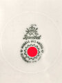 Deutsche Arbeitsfront, Kantinenporzellan Suppenteller, Hersteller Rosenthal, Durchmesser 23cm, gebraucht