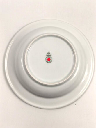 Deutsche Arbeitsfront, Kantinenporzellan Suppenteller, Hersteller Rosenthal, Durchmesser 23cm, gebraucht