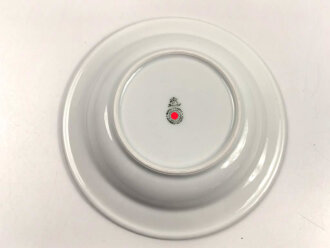 Deutsche Arbeitsfront, Kantinenporzellan Suppenteller, Hersteller Rosenthal, Durchmesser 23cm, gebraucht