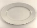 Luftwaffe, Kantinenporzellan große Vorlegeplatte, Gesamtlänge 41cm, Hersteller Bauscher Weiden 1938, Gebraucht