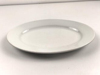 Luftwaffe, Kantinenporzellan große Vorlegeplatte, Gesamtlänge 41cm, Hersteller Bauscher Weiden 1940, Gebraucht