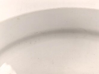 Luftwaffe, Kantinenporzellan große Vorlegeplatte, Gesamtlänge 41cm, Hersteller Bauscher Weiden 1940, Gebraucht