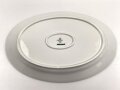Reichsarbeitsdienst, Kantinenporzellan große Vorlegeplatte, Gesamtlänge 42cm, Hersteller Königszelt 1940, Gebraucht