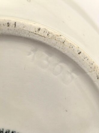 Reichsarbeitsdienst, Kantinenporzellan tiefe Schale, Durchmesser 22cm, Hersteller Alt Schönwald 1940. Gebraucht