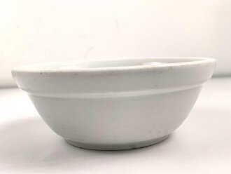 Reichsarbeitsdienst, Kantinenporzellan tiefe Schale, Durchmesser 22cm, Hersteller Hutschenreuther Selb 1935. Gebraucht