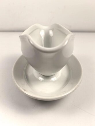 Reichsarbeitsdienst, Kantinenporzellan Sauciere, Hersteller Alt Schönwald 1936. Gesamtlänge 25cm, gebraucht