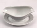 Reichsarbeitsdienst, Kantinenporzellan Sauciere, Hersteller Alt Schönwald 1936. Gesamtlänge 25cm, gebraucht