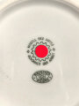 Deutsche Arbeitsfront, Kantinenporzellan kleine Schale, Hersteller Bauscher Weiden, Durchmesser 17cm, gebraucht